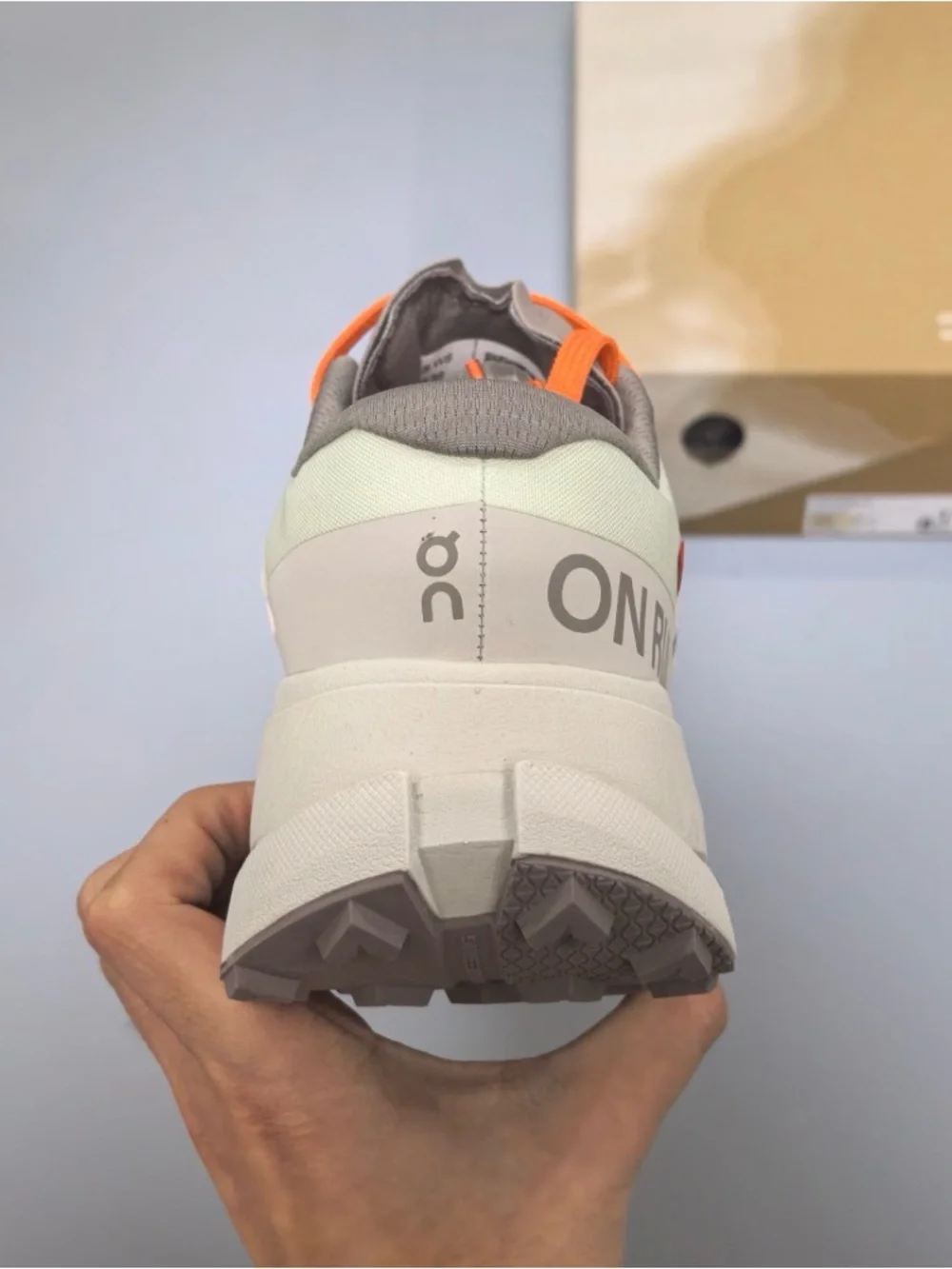 On Cloudultra 3 Edge Women's Cream & Orange Trail Shoe